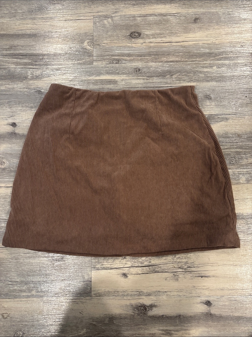 Halara  corduroy mini skirt size large longer length
